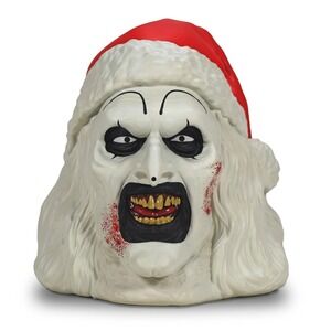 2025 Universal Exclusive HHN Terrifier 3 Art The Clown Santa Popcorn Bucket